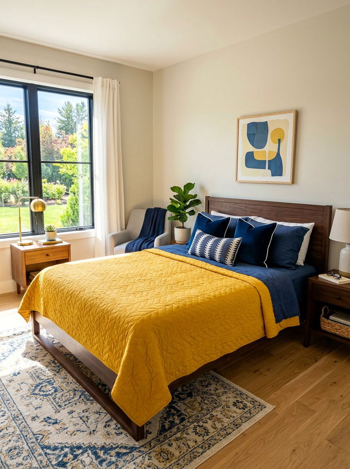 Mustard Yellow Quilt - 30 bedroom quilts