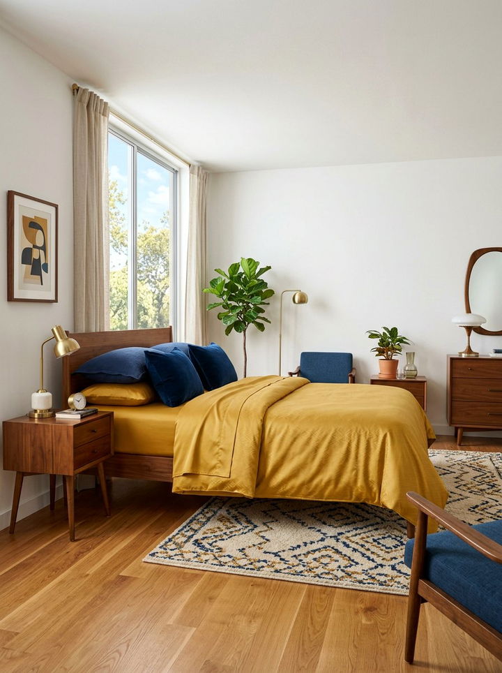 Mustard Yellow Satin Sheets - 30 bedroom satin bedding ideas