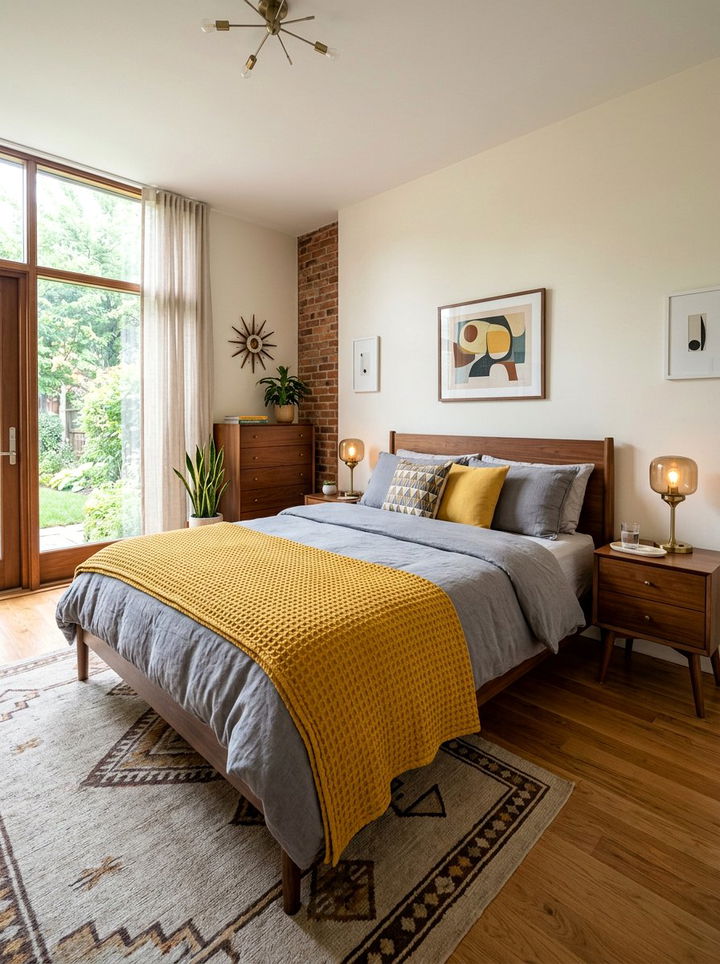 Mustard yellow honeycomb blanket - 30 bedroom cotton blankets