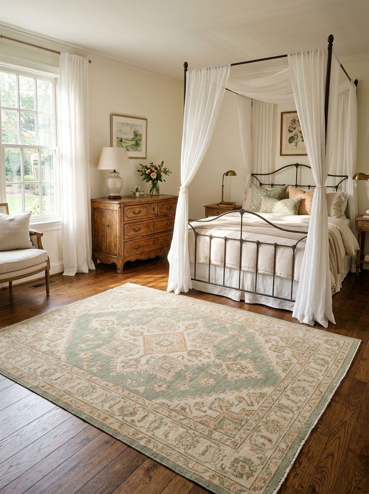 Muted Oushak Rug - 30 bedroom oriental rugs