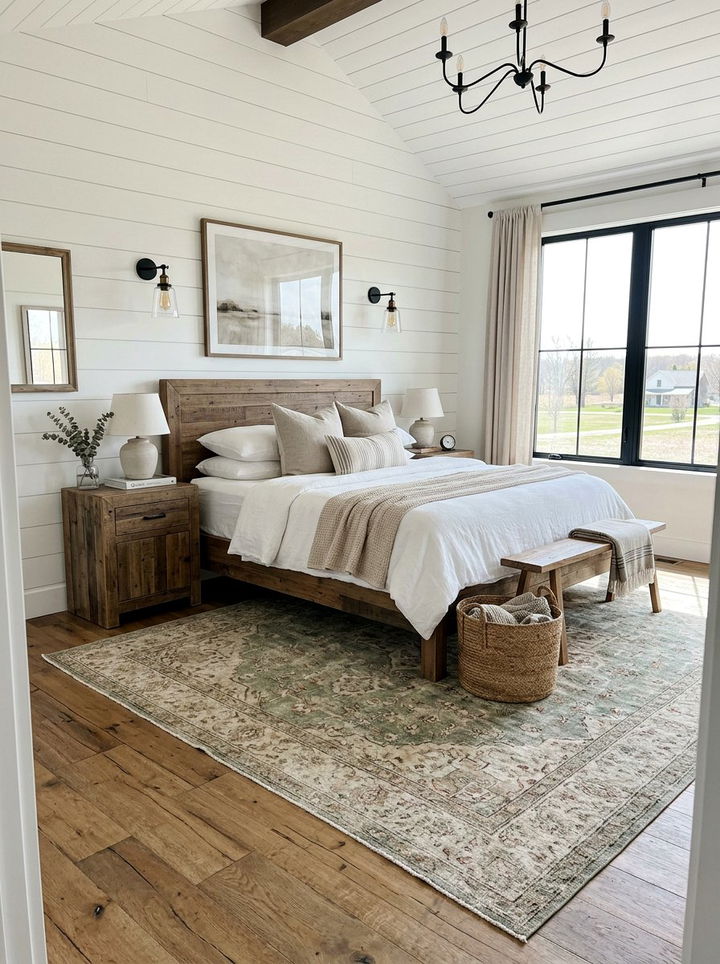 Muted Persian rug bedroom - 30 bedroom Persian rugs