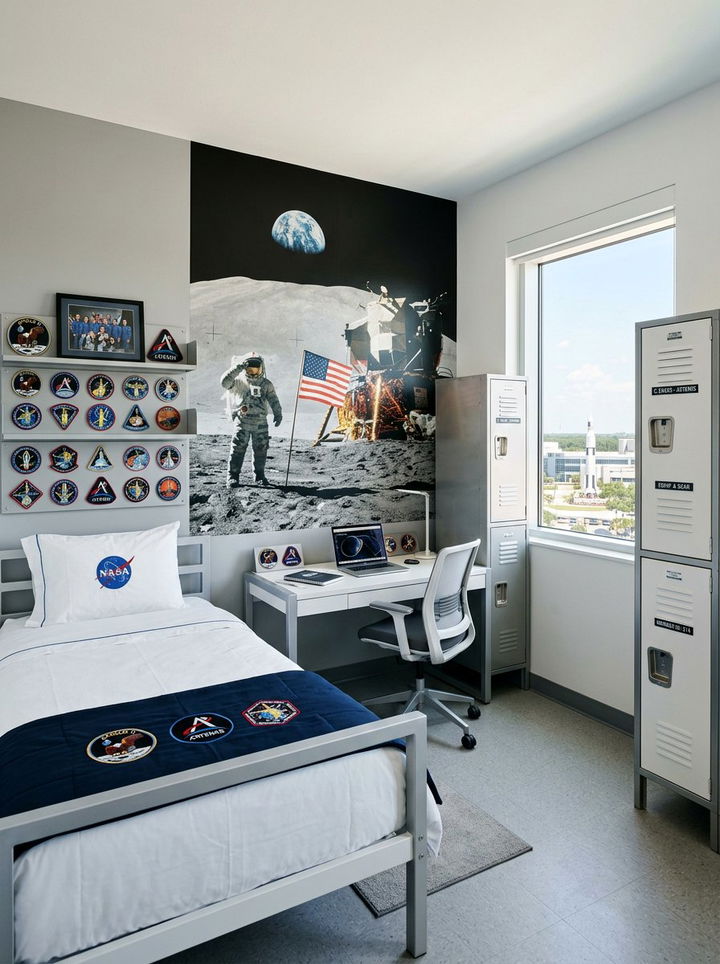 NASA bedroom - 30 nerd bedroom ideas