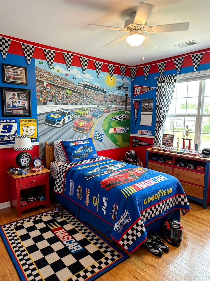 NASCAR Bedroom Decor - 30 race car bedroom ideas
