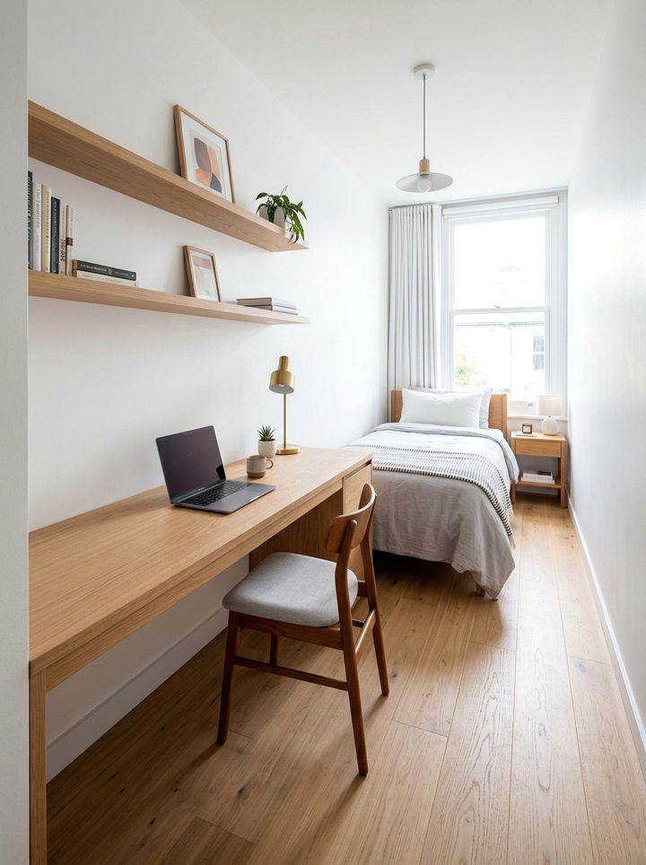 Narrow Bedroom Built In Desk - 30 bedroom built-in desks
