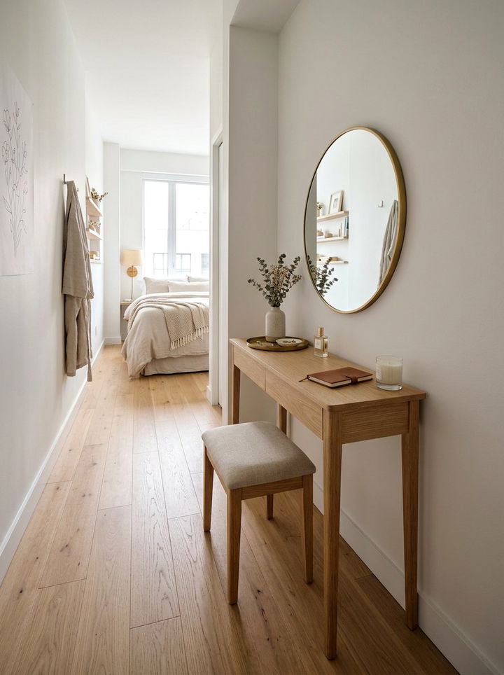 Narrow Console Vanity Table - 30 bedroom vanity tables