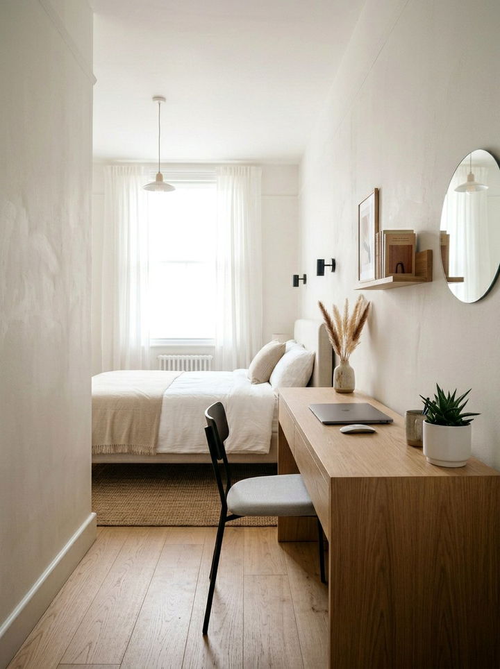 Narrow Desk With Drawers - 30 bedroom desk with drawers