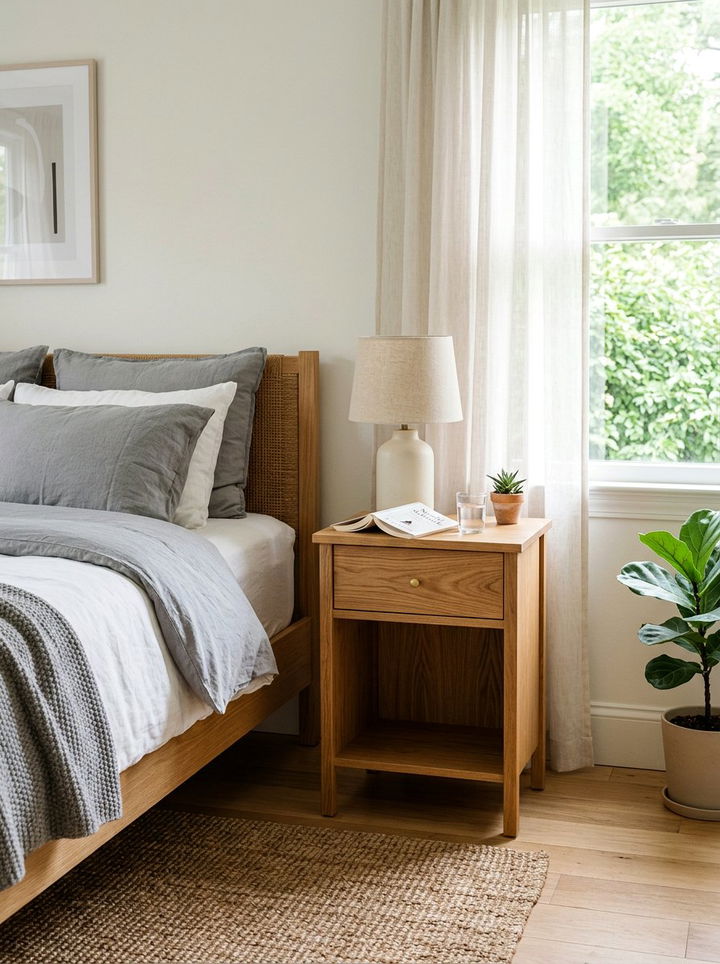 Narrow Scandinavian Cabinet - 30 bedroom narrow nightstands