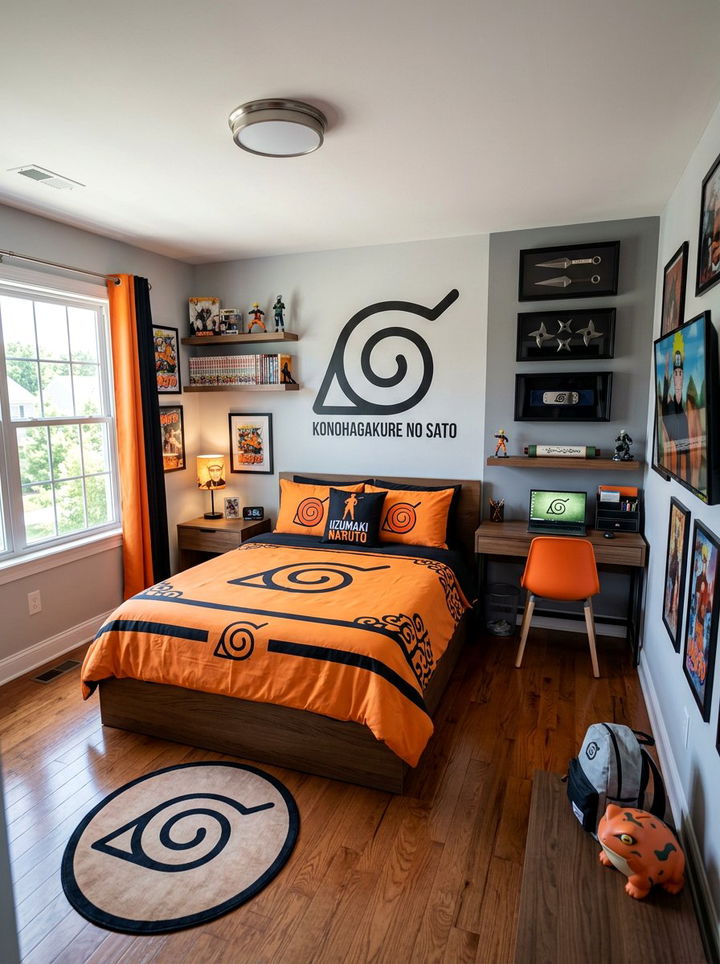 Naruto Bedroom - 30 manga bedroom ideas