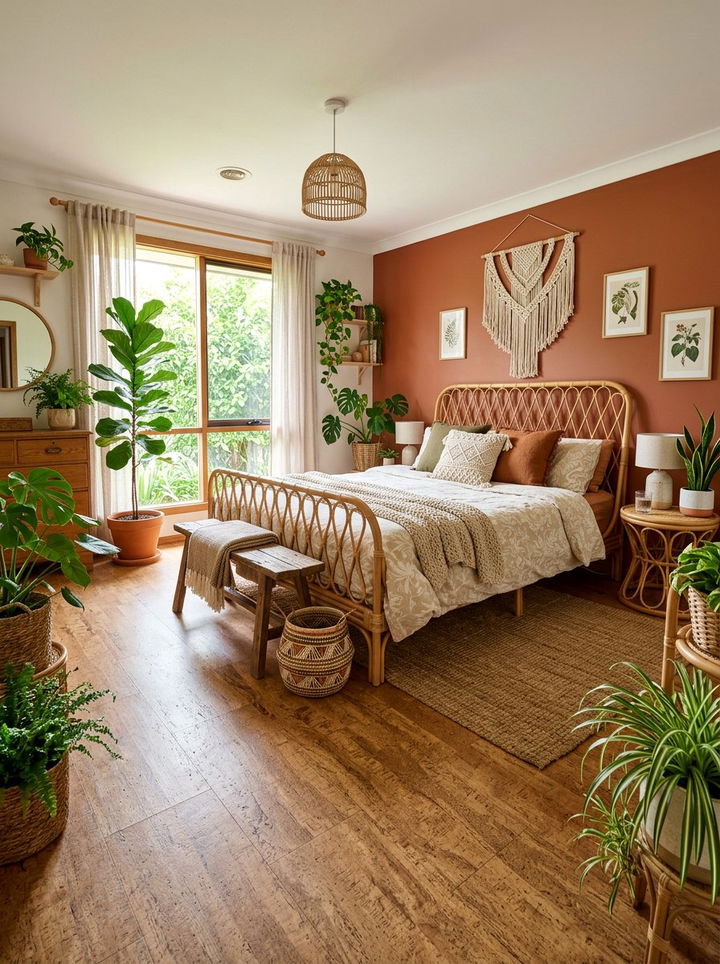 Natural Cork Flooring - 30 bedroom floor design ideas
