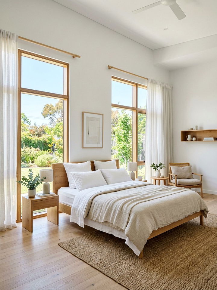 Natural Light Bedroom - 30 masculine bedroom ideas