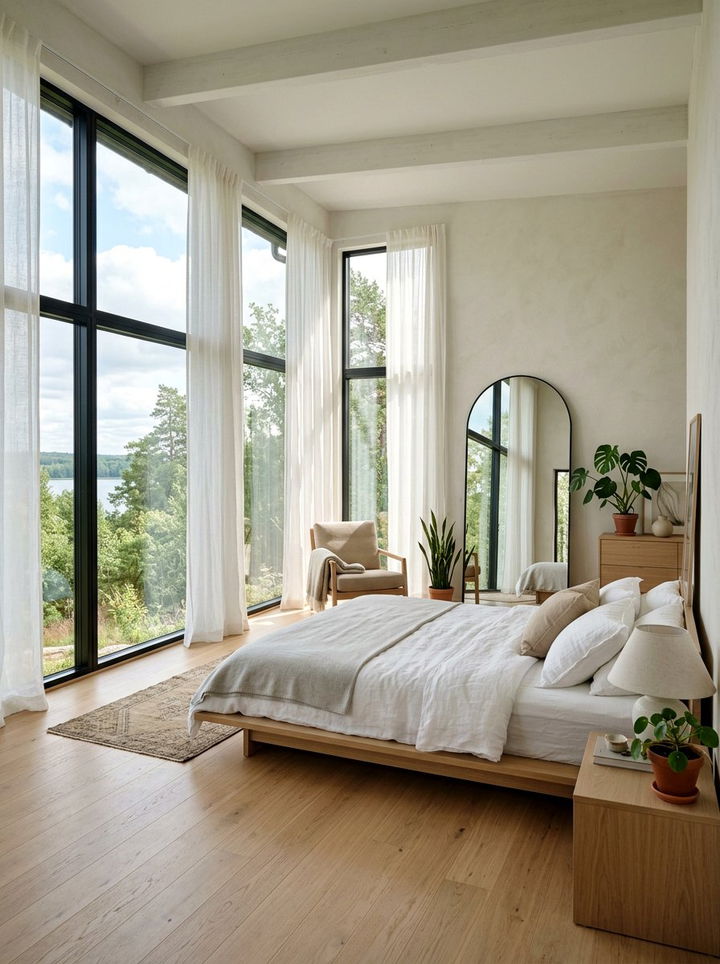 Natural Light Bedroom - 30 Swedish bedroom ideas