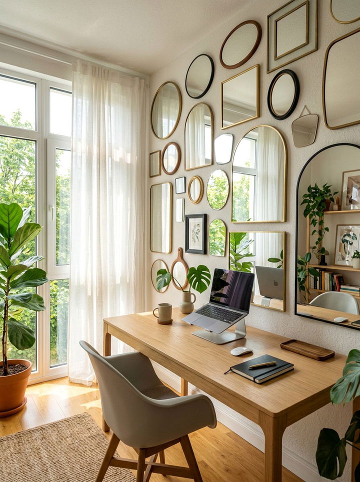 Natural Light Workspace - 30 bedroom workspace ideas