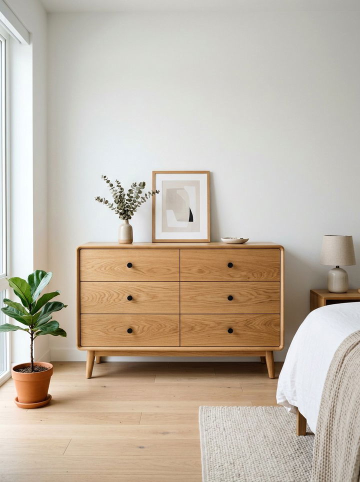 Natural Oak Bedroom Dresser - 30 bedroom dressers