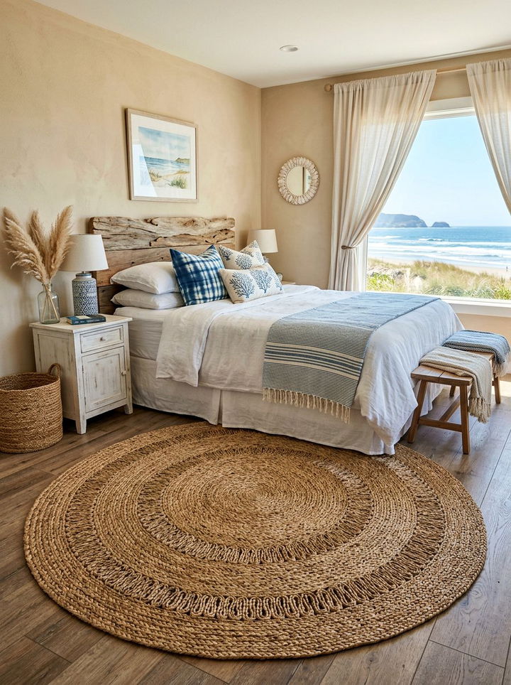 Natural Sea Grass Round Rug - 30 bedroom round rugs