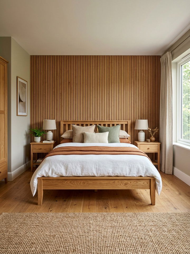 Natural Wood Accents - 30 bedroom makeover ideas