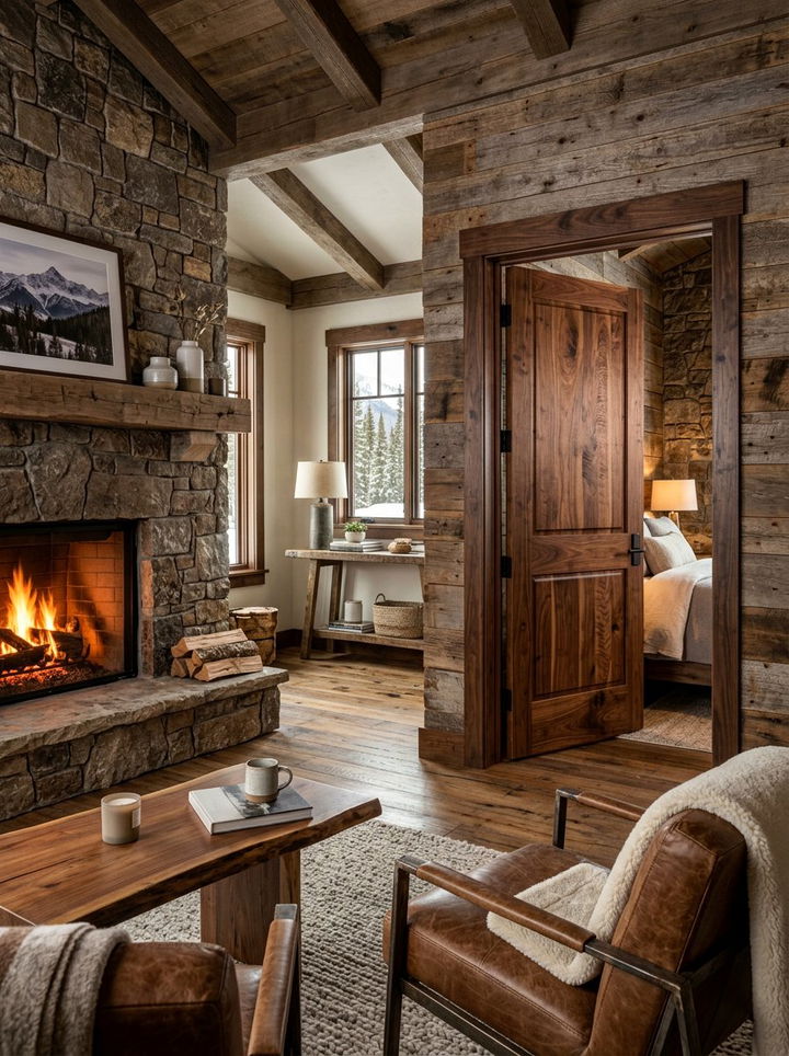 Natural Wood Bedroom Door - 30 bedroom door ideas