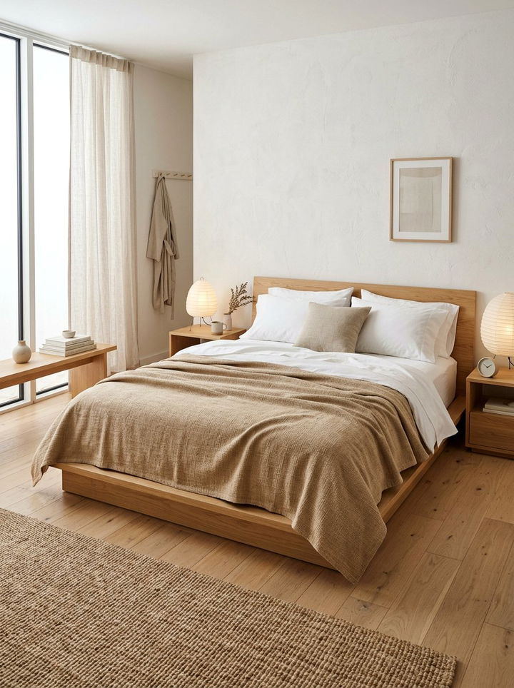 Natural tan linen cotton blend - 30 bedroom cotton blankets