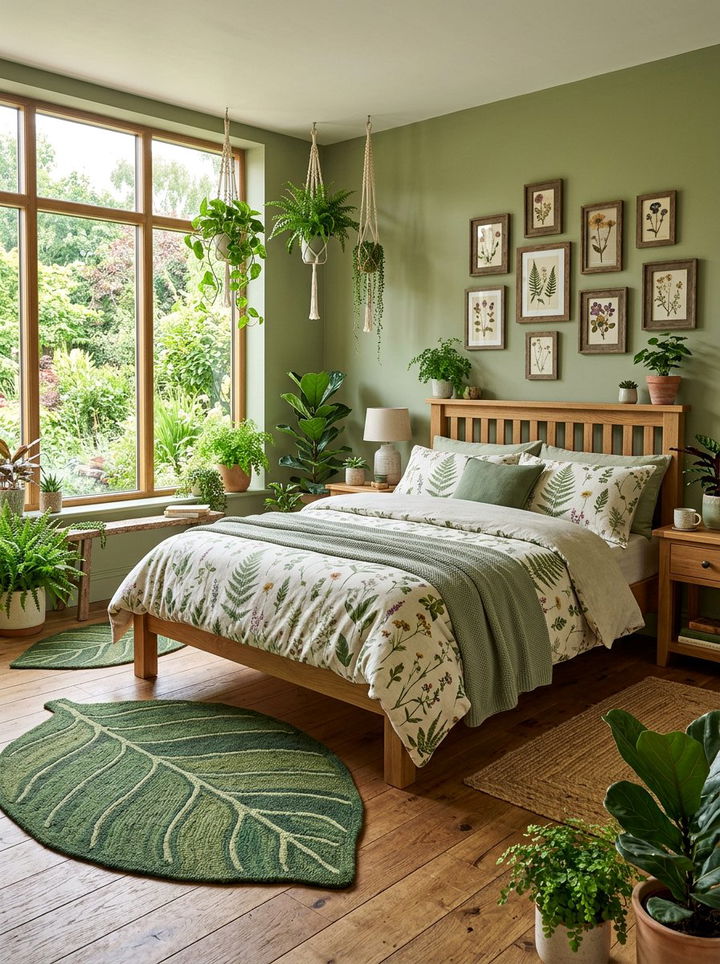 Nature Inspired Green Bedroom - 30 girls bedroom ideas