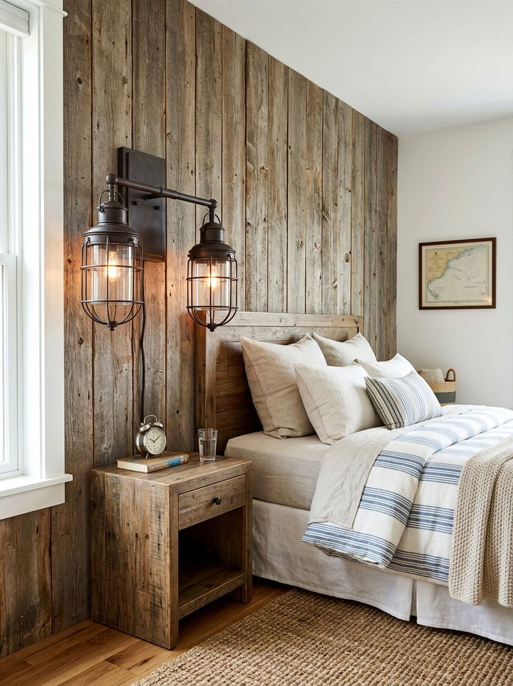 Nautical Lantern Sconce - 30 pirate bedroom ideas