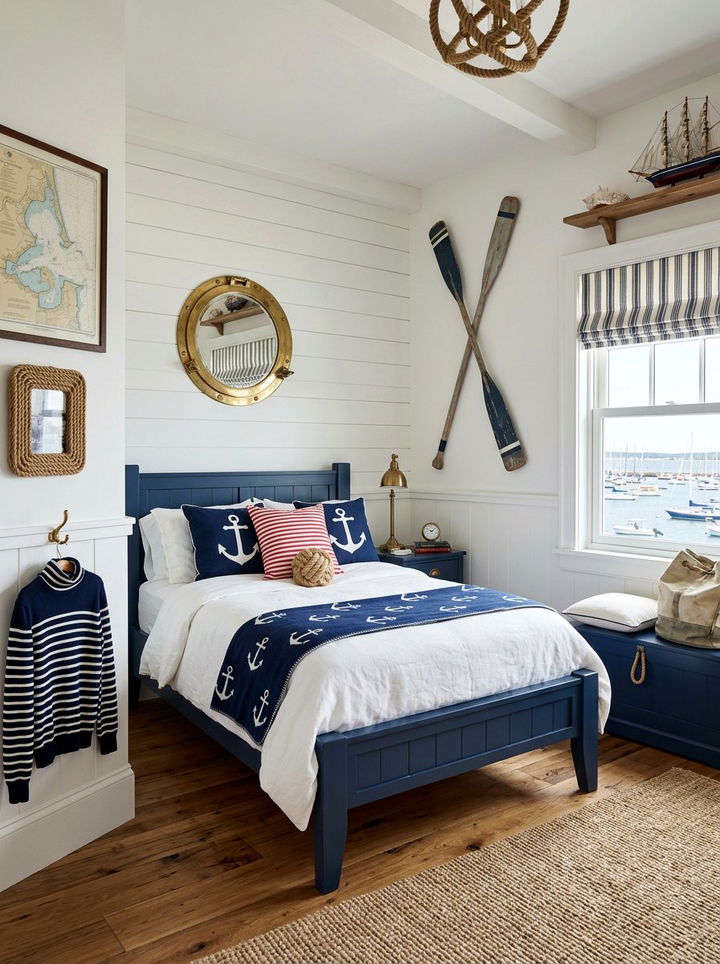 Nautical Sailor Room - 30 elementary age bedroom ideas
