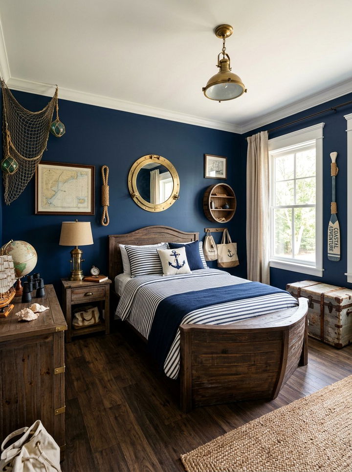 Nautical travel room - 30 explorer bedroom ideas