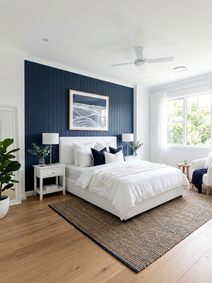 30 Timeless Navy and White Bedroom Ideas for Any Style