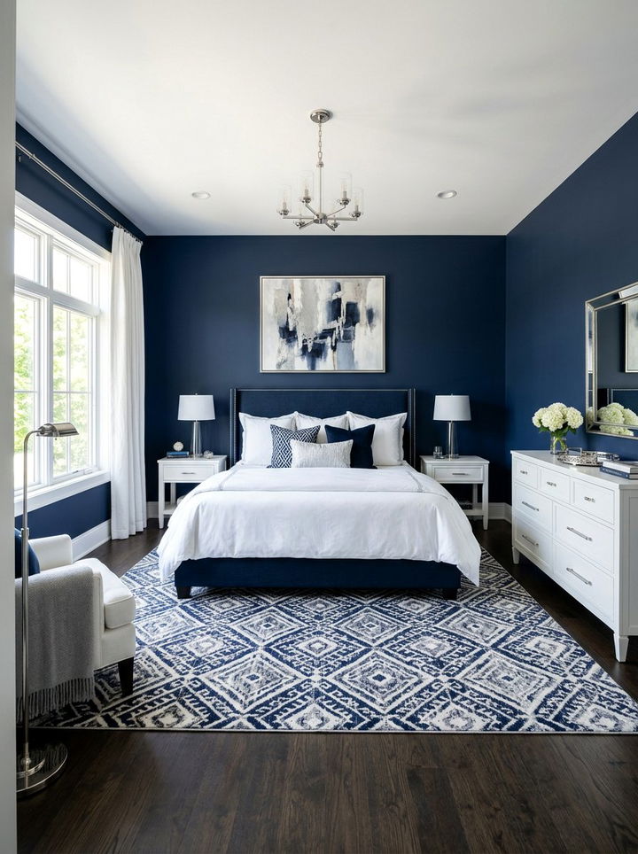 Navy Blue Bedroom - 30 move in ready bedroom ideas
