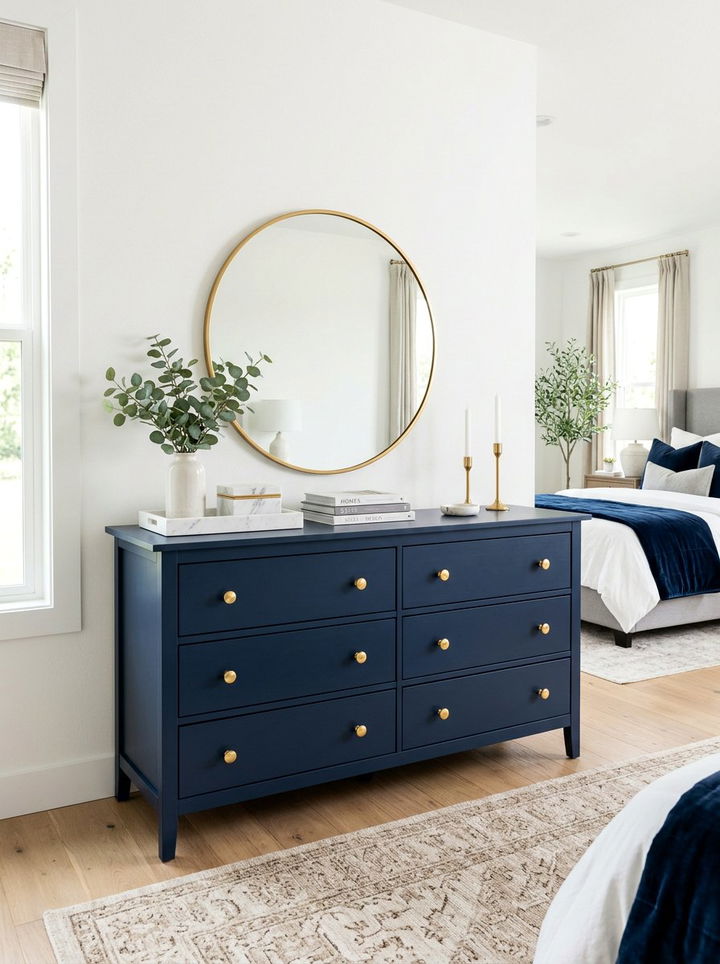 Navy Blue Bedroom Dresser - 30 bedroom wide dressers