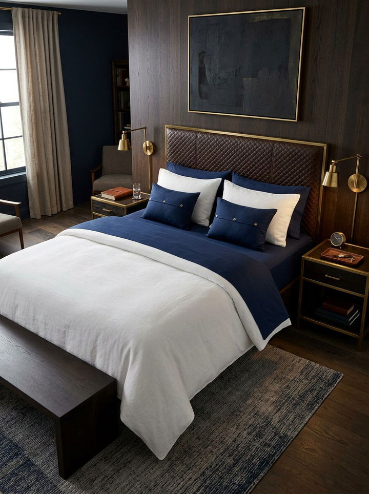 Navy Blue Flat Sheet - 30 bedroom flat sheets