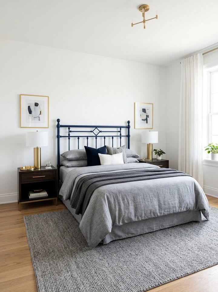 30 Stunning Bedroom Metal Headboards for a Modern Look