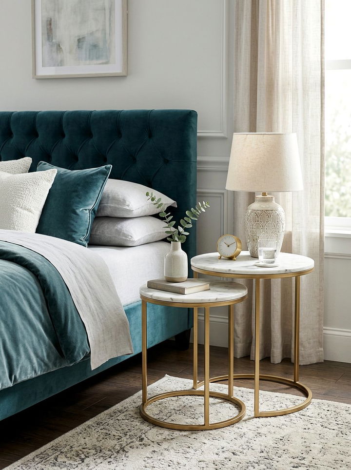 Nesting Nightstand Set - 30 bedroom extendable furniture ideas