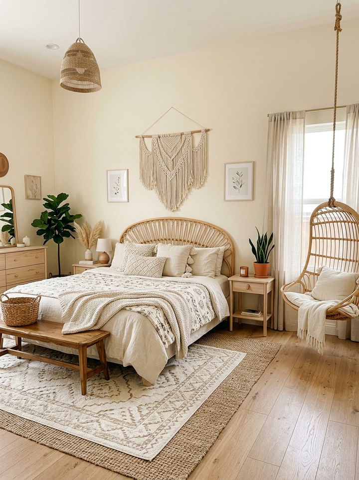 Neutral Boho Bedroom - 30 boys bedroom ideas