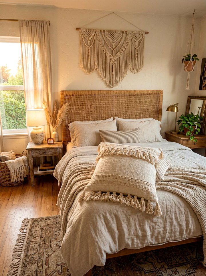 Neutral Boho Tassel Euro Sham - 30 bedroom euro shams