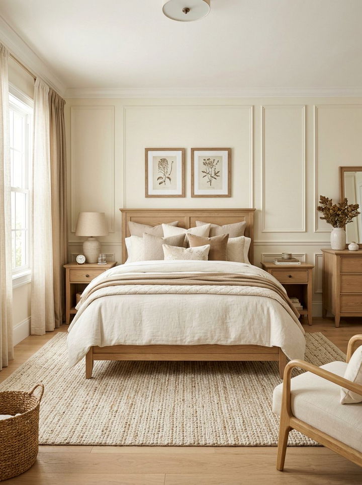 Neutral Color Palette - 30 traditional bedroom ideas
