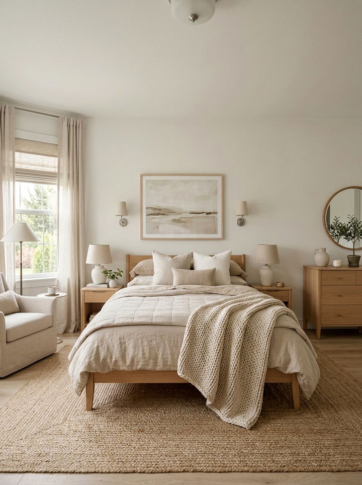 Neutral Color Palette - 30 bedroom refresh ideas