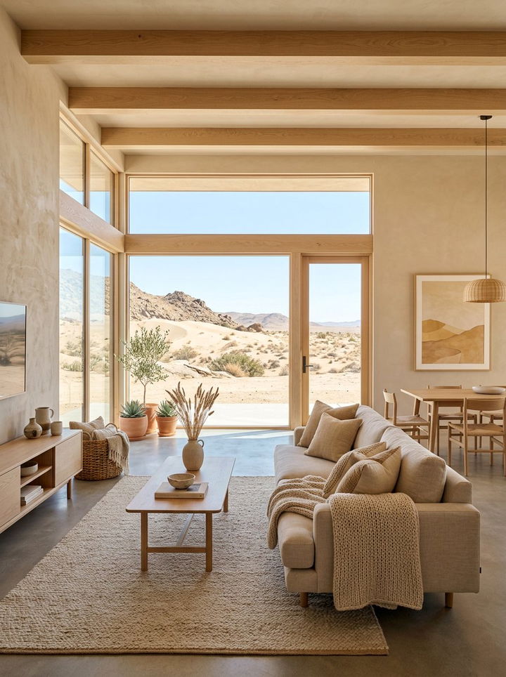 Neutral Desert Color Palette - 30 Mexican bedroom ideas