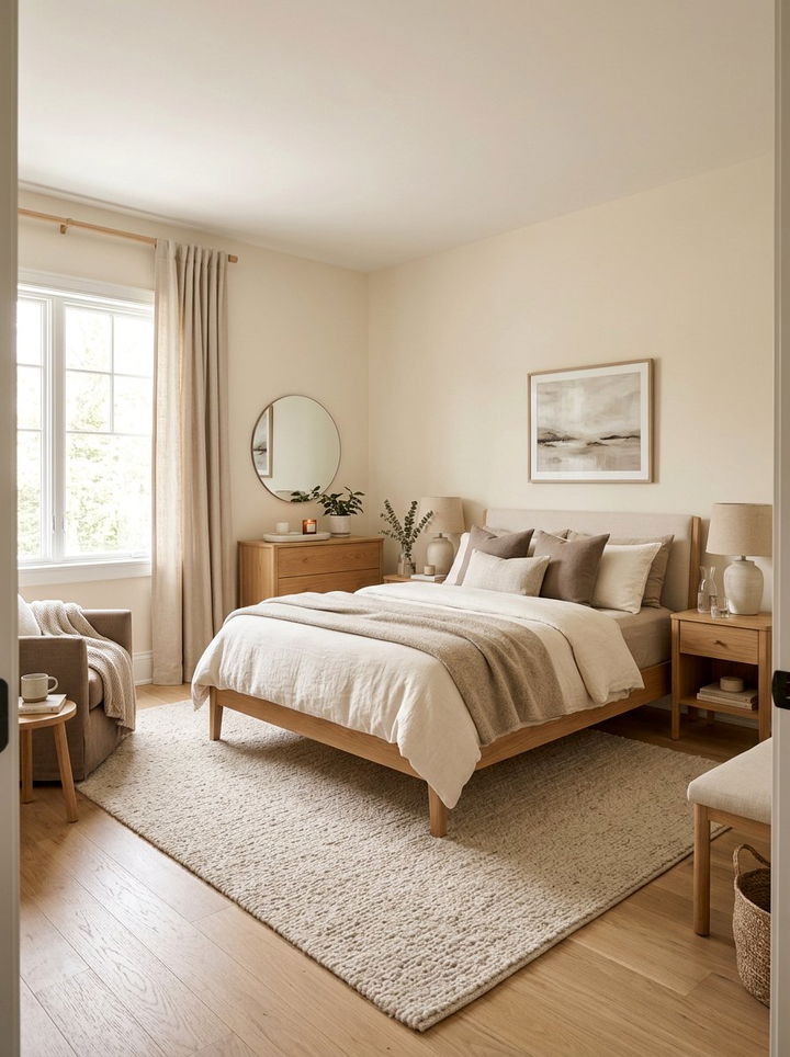 Neutral Guest Bedroom - 30 guest bedroom ideas