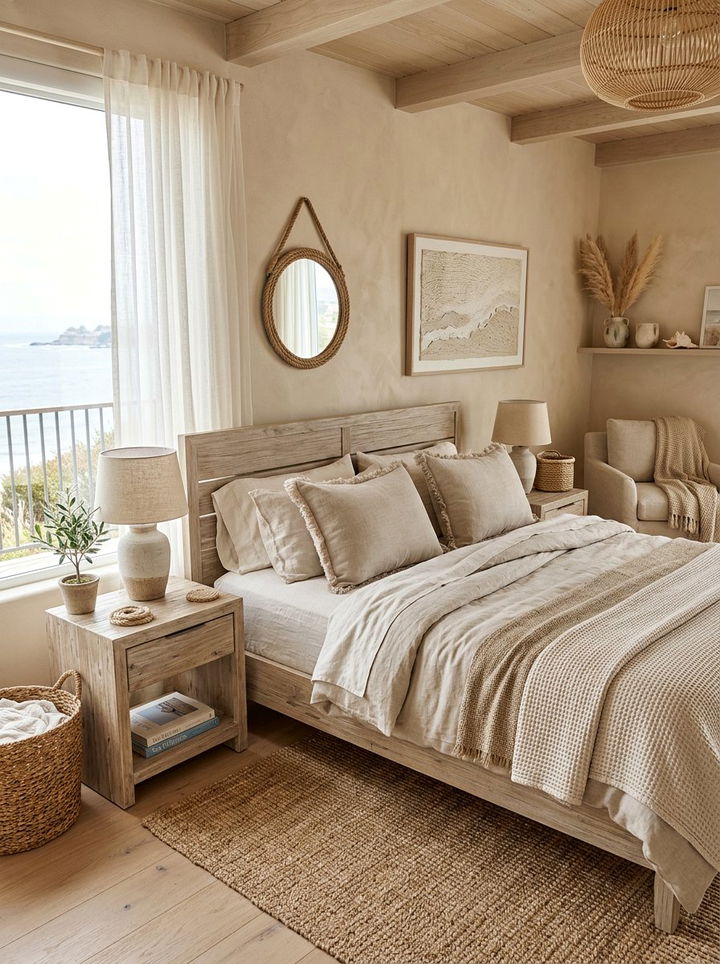 Neutral Linen Sham Bedroom - 30 bedroom pillow shams