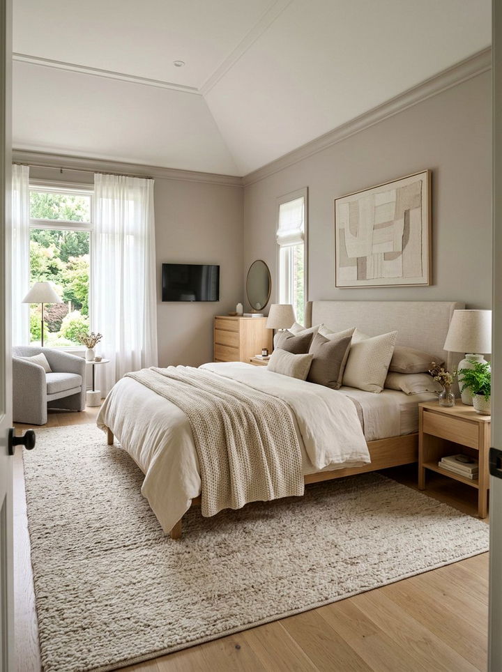 Neutral Master Bedroom - 30 quick bedroom ideas