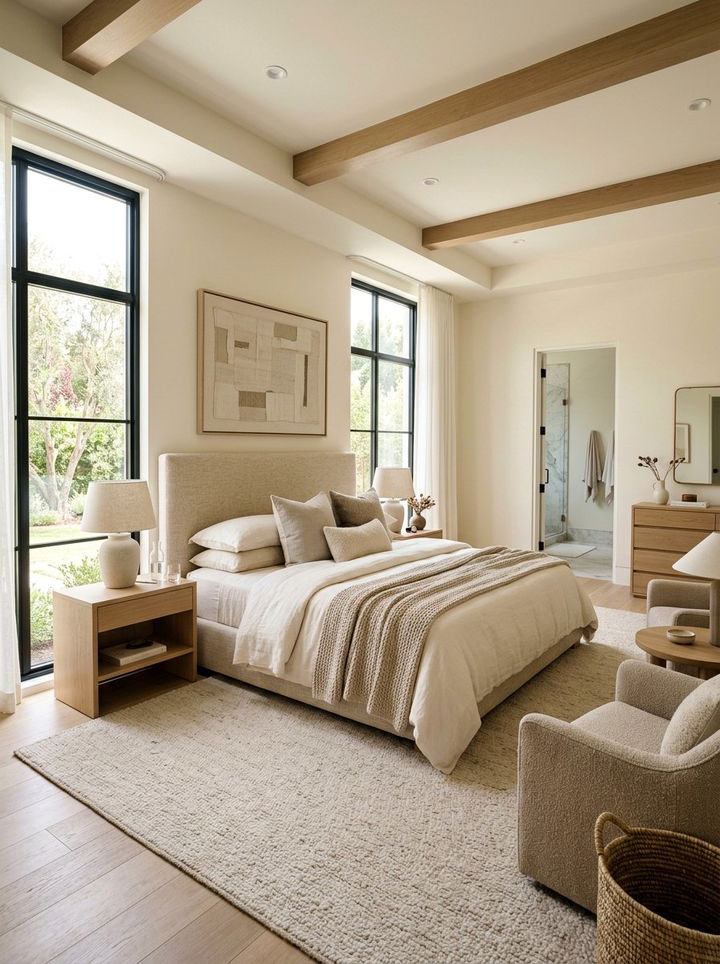 Neutral Master Suite - 30 bedroom suite ideas