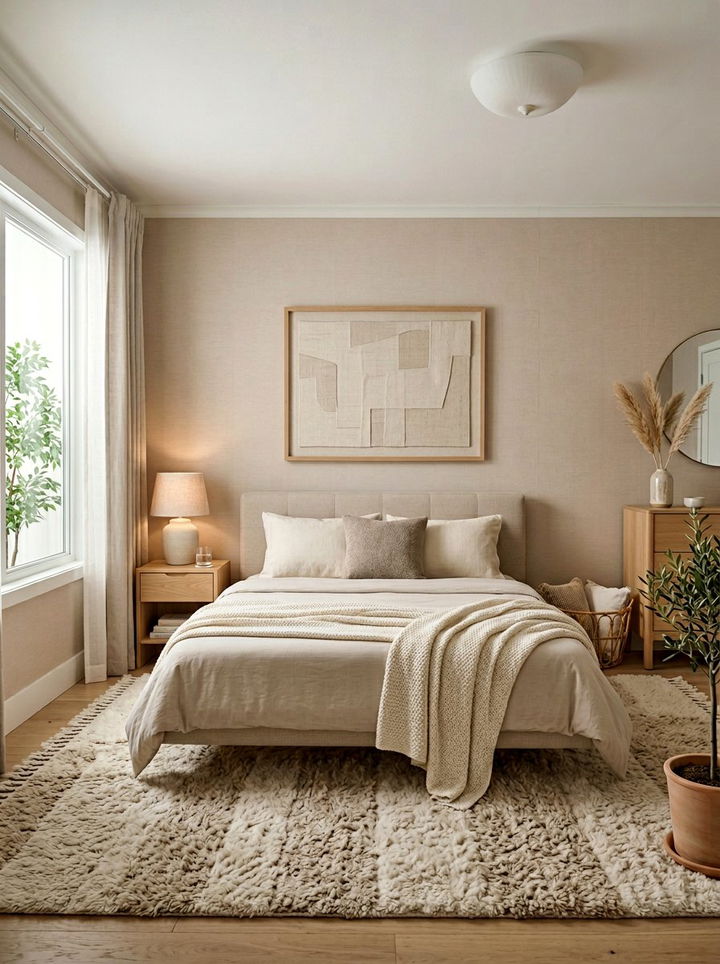 Neutral Toned Futon Bedroom - 30 bedroom futon ideas