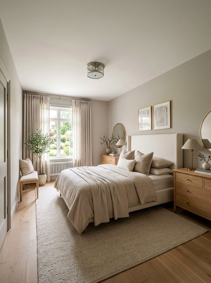 Neutral Wall Paint - 30 bedroom staging ideas