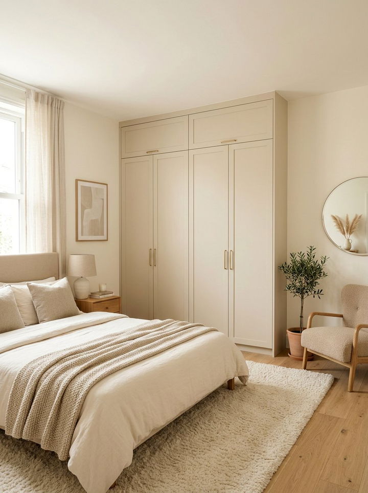 Neutral Wardrobe - 30 bedroom wardrobes