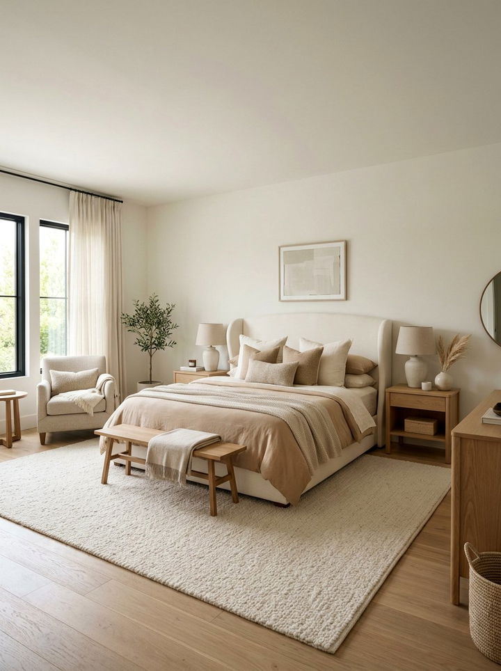 Neutral color bedroom - 30 serene bedroom ideas