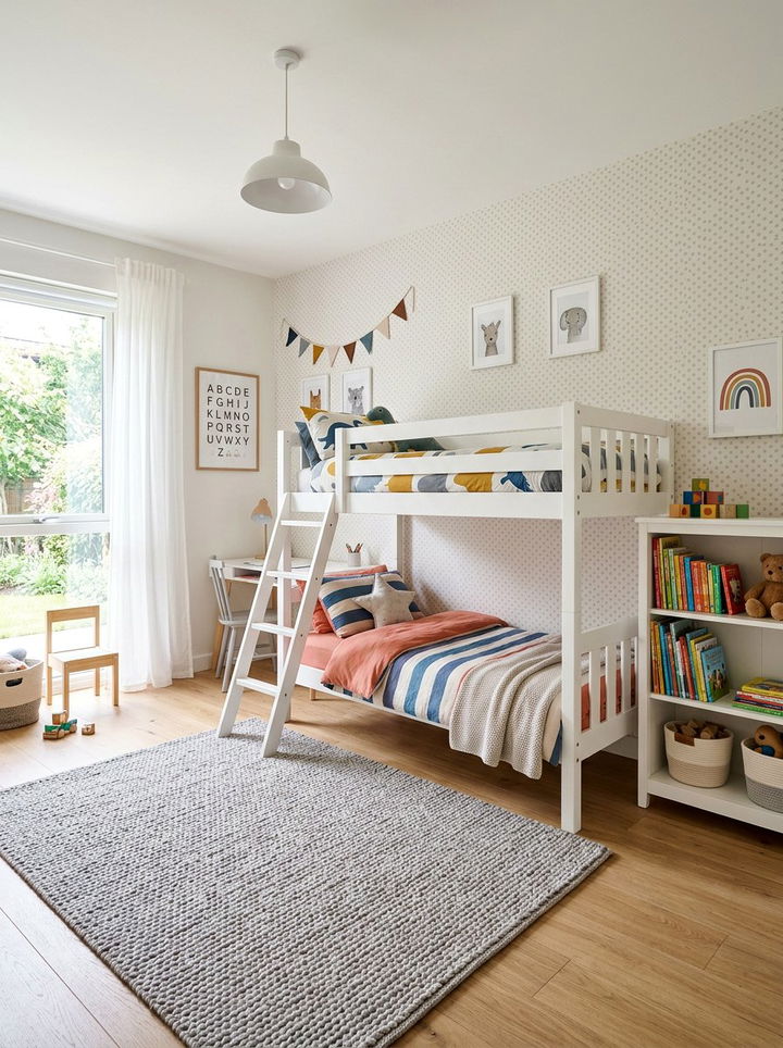 Neutral dot wallpaper - 30 bedroom neutral wallpapers