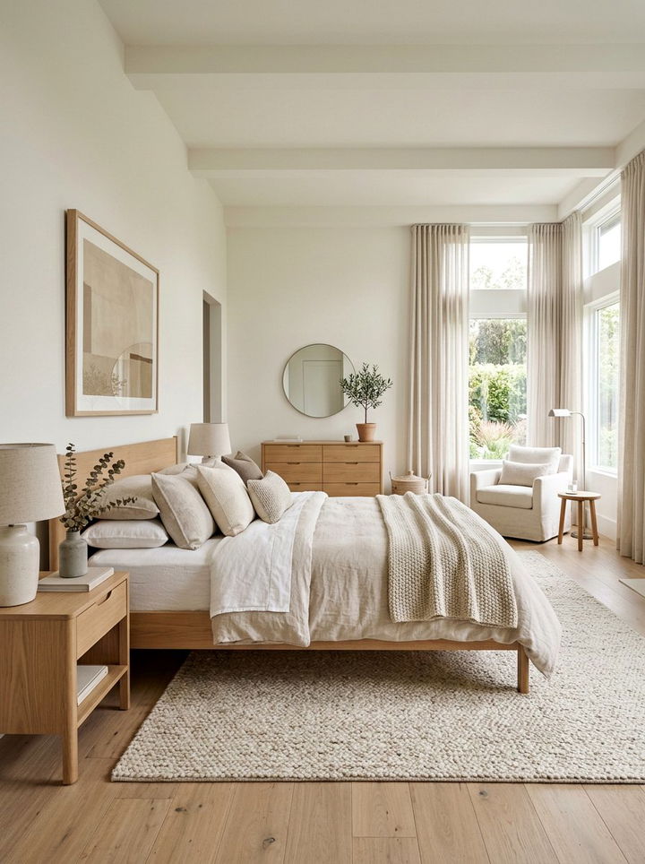 Neutral master bedroom suite - 30 empty nester bedroom ideas