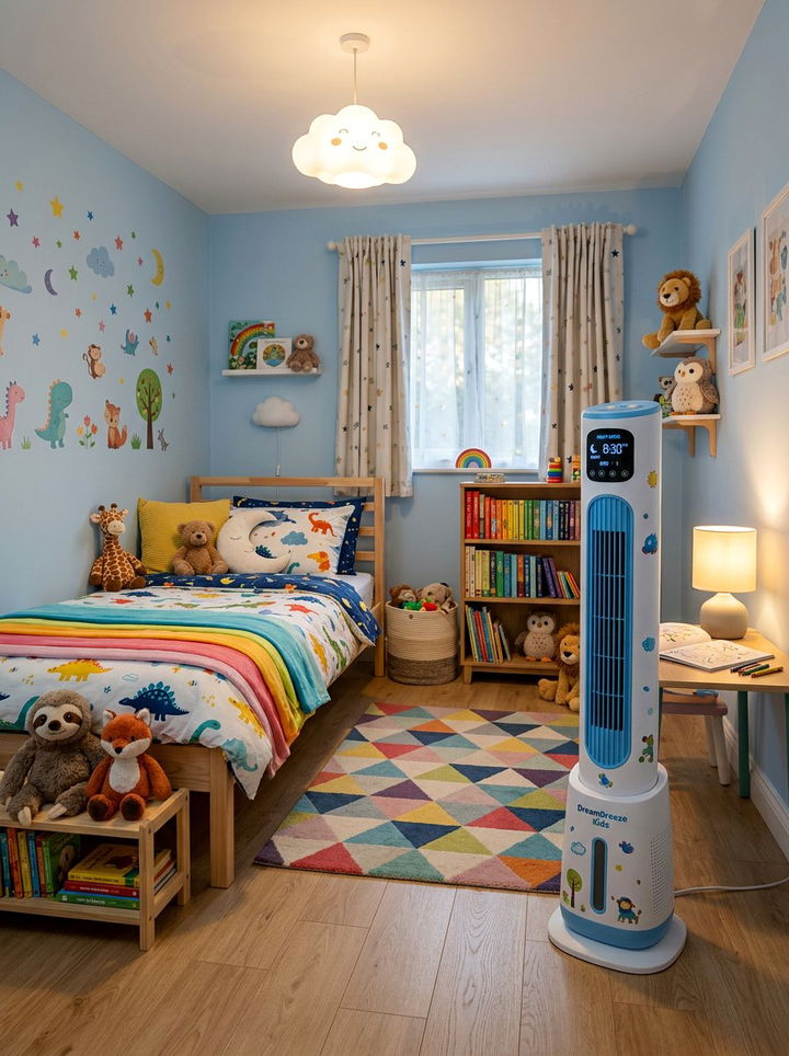 Night Mode Tower Fan For Kids Room - 30 bedroom tower fans