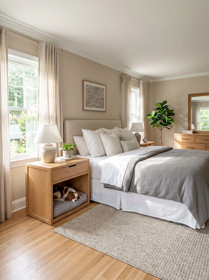 Nightstand Dog Bed - 30 dog bed bedroom ideas
