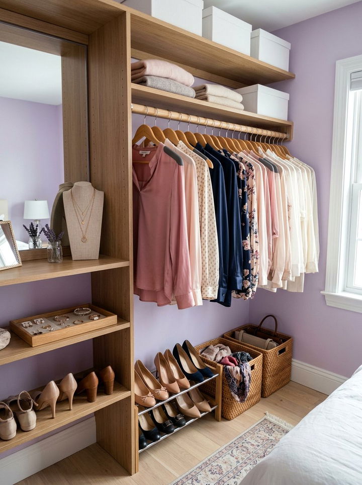 Non Slip Shoulder - 30 bedroom wooden hangers