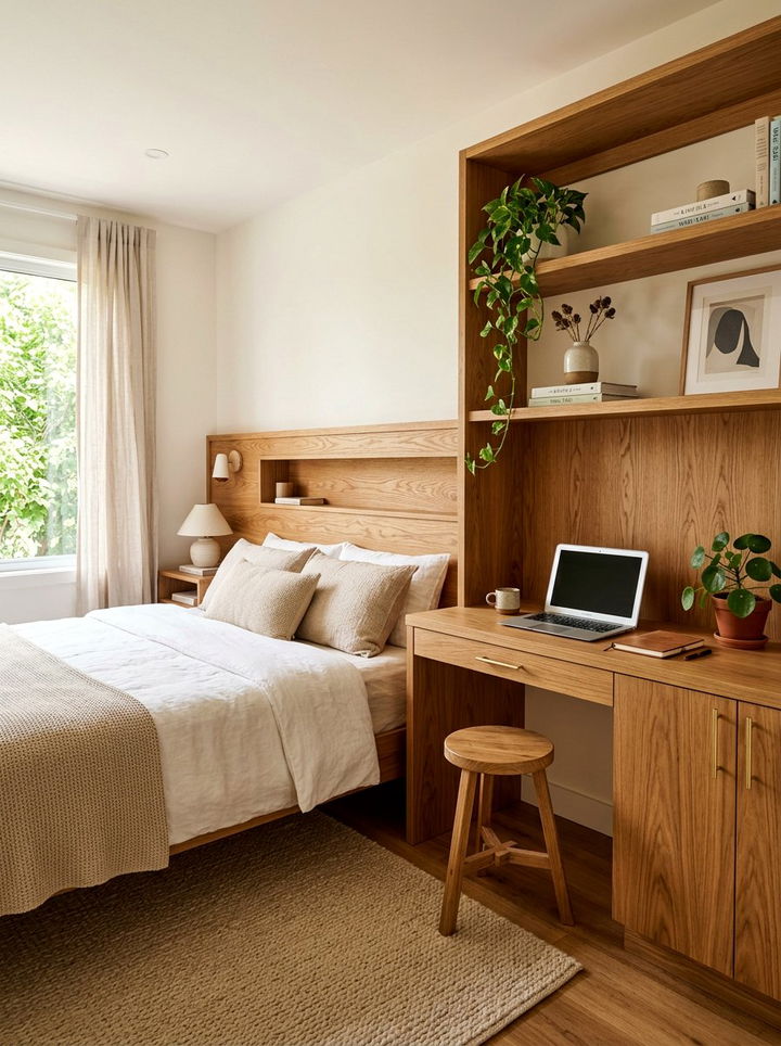 Oak Bedroom Built In Desk - 30 bedroom built-in desks